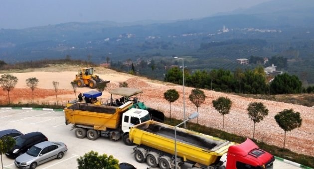 Büyükşehir’den Mudanya Devlet Hastanesi’ne Otopark
