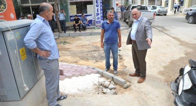 Çağlayan Asfalt Çalışmalarını İnceledi