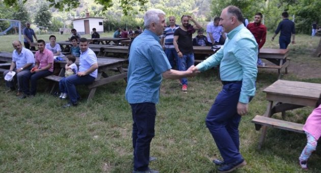 Çağlayan, Piknikçileri Ziyaret Etti