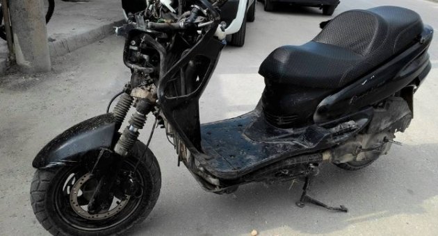 Çalınan Motosiklet Parçaları Sökülmüş Olarak Bulundu