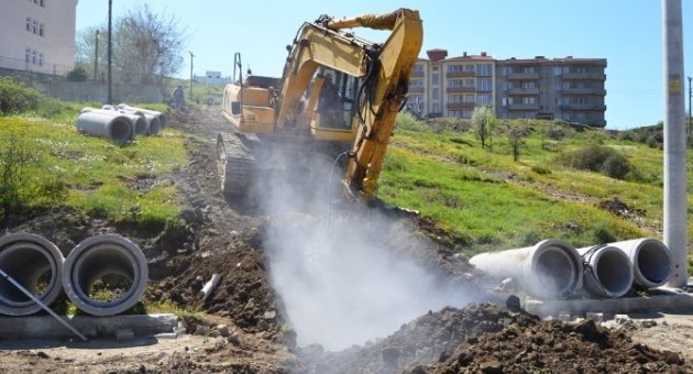 Çan Belediyesi Altyapı Çalışmalarını Sürdürüyor