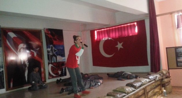 Çanakkale Zaferinin 100. Yılında Tekirdağ’da Okullarda Anma Programı Gerçekleştirildi