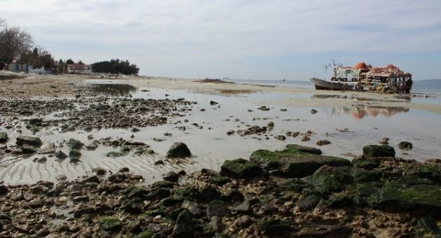 Çanakkale’de Deniz Çekildi