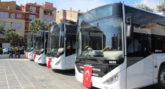 Çanakkale’de Toplu Taşımaya 21 Yeni Halk Otobüsü