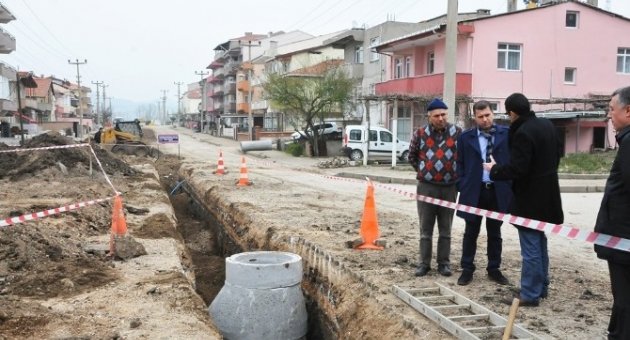 Çan’da Alt Yapı Yatırımları Sürüyor