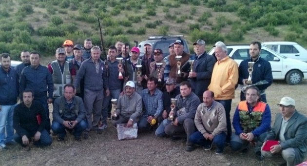 Çan’da Avcılar Yarıştı