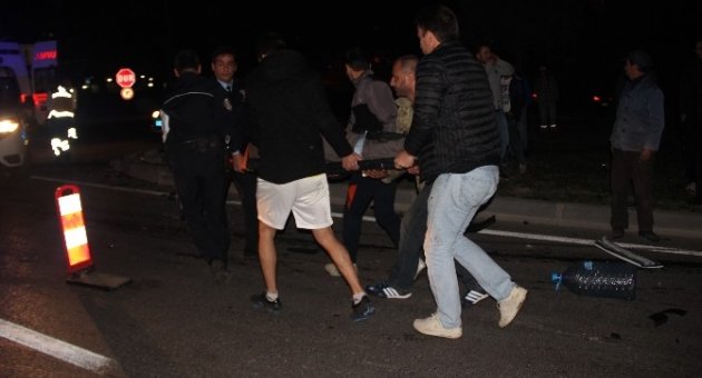 Çan’da Trafik Kazası; 2 Yaralı