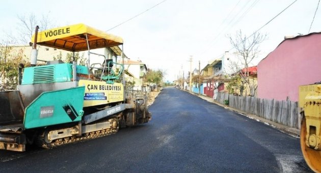 Çan’da Üst Yapı Çalışmaları Tamamlanıyor