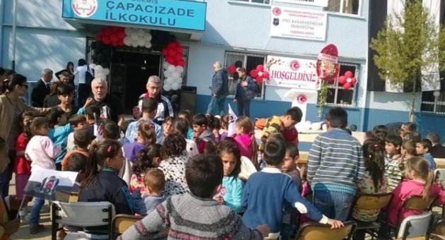Çapacızade İlkokuluna Karakartallardan Destek