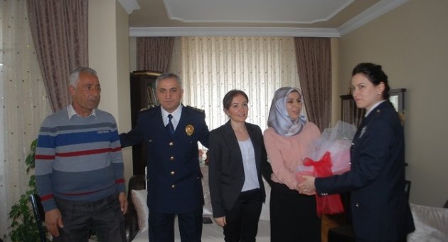 Çerkezköy Emniyetinden Şehit Ailesine Ziyaret
