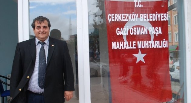 Çerkezköy Gazi Osman Paşa Muhtarlık Binası Taşındı