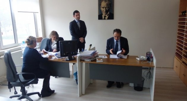 Çerkezköy Kaymakamı Kubilay, Nüfus Müdürlüğü’nü Denetledi