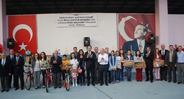 ’çerkezköy Okuyor’ Projesinin En İyileri Ödüllendirildi
