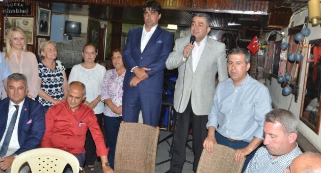 Chp Foça’ya Teşekkür Ziyareti