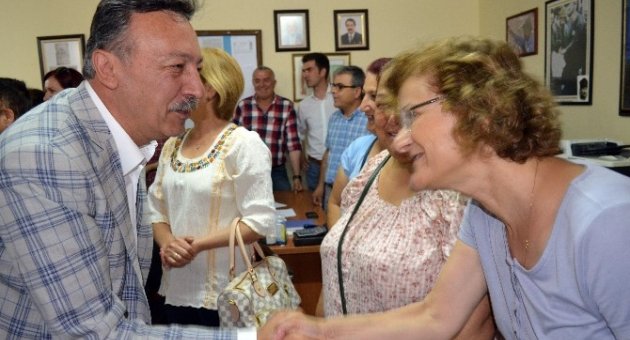 Chp’li Vekillerden Teşekkür Ziyareti
