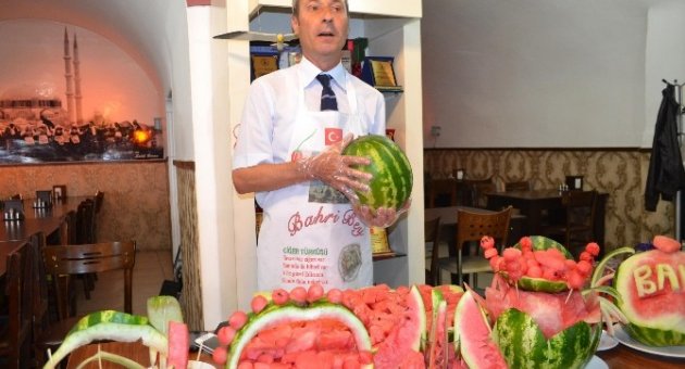 Ciğerci Menüsünde Yerli Karpuz