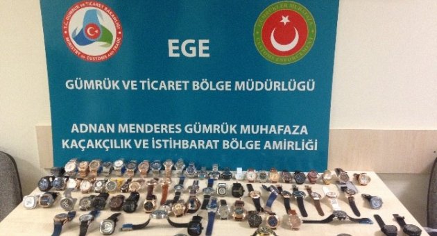 Çin’den İzmir’e Gümrük Kaçağı Saat Getirdi Yakalandı
