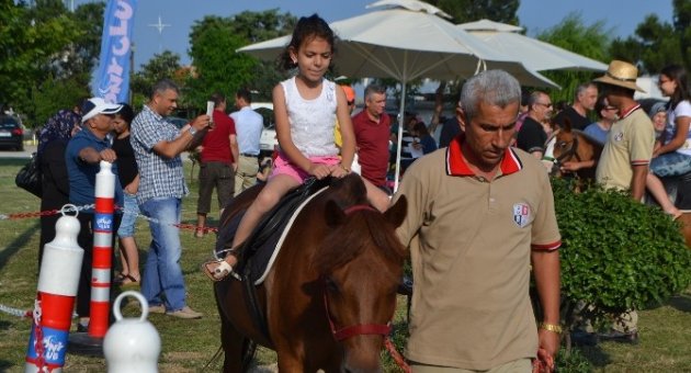 Çocukların Atlara Binme Sevinci