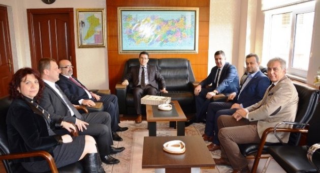 Çtso Yönetimi Eceabat’ta Ziyaretlerde Bulundu