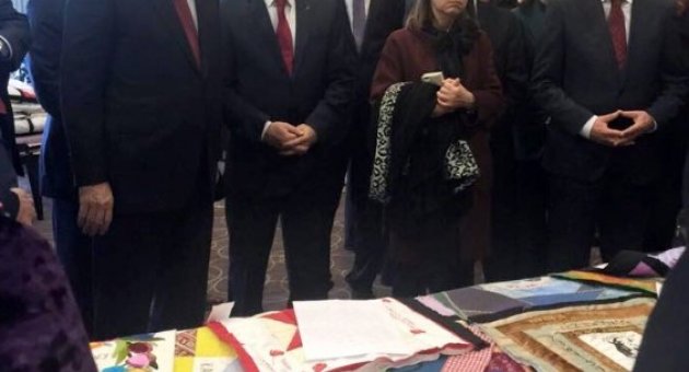Cumhurbaşkanı Erdoğan 100. Yıl Anı Yorganı Çalışmalarını Ziyaret Etti