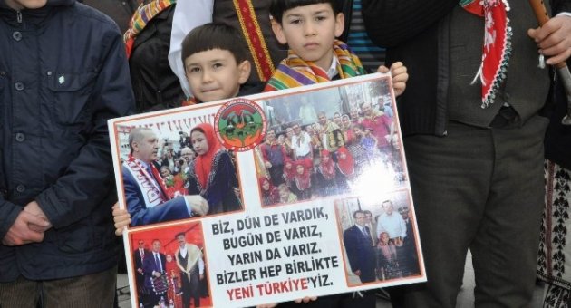 Cumhurbaşkanı Erdoğan’a Yörükler’den Sevgi Seli