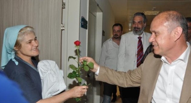 Cumhurbaşkanının Açtığı Hastaneye İlk Ziyaret Şeboy’dan
