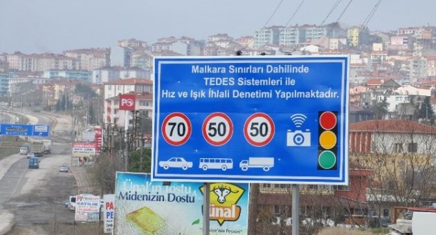 D 110 Karayolunu Kullanan Sürücülere Tedes Uyarısı