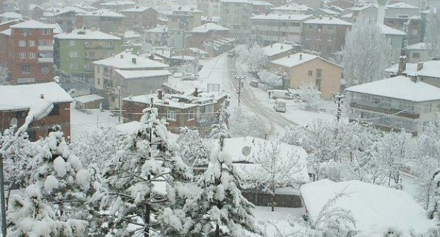 Dağ İlçeleri Beyazlara Büründü