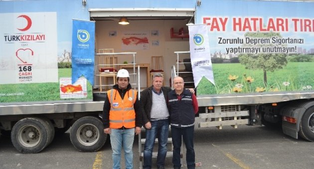 Deprem Tır’ı Çerkezköy’de Sallandı