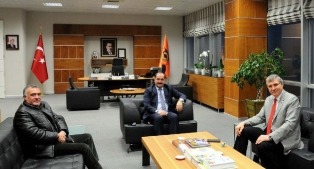 Dokap Başkanı Yüce’den Rektör Şimşek’e Ziyaret