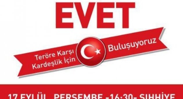 Ebso Ankara’da ’teröre Hayır Kardeşliğe Evet’ Diyecek