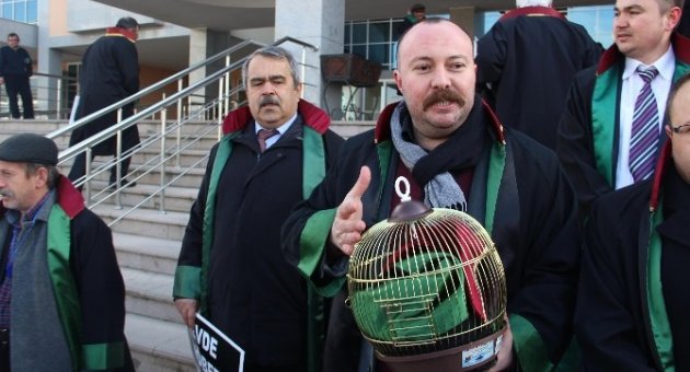 Edirne Barosu Avukatlarından Savcılara Protesto Eylemi