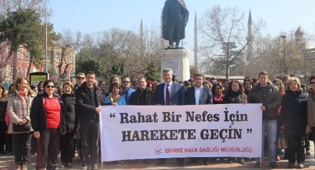 Edirne Halk Sağlığı Müdürlüğü’nden ’pulmoner Rehabilitasyon’ Etkinliği