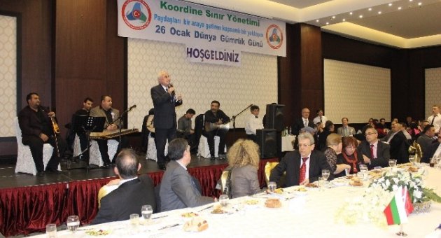Edirne’de 26 Ocak Dünya Gümrük Günü Yemekte Kutlandı