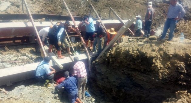 Edirne’de Baraj İnşaatında Göçük