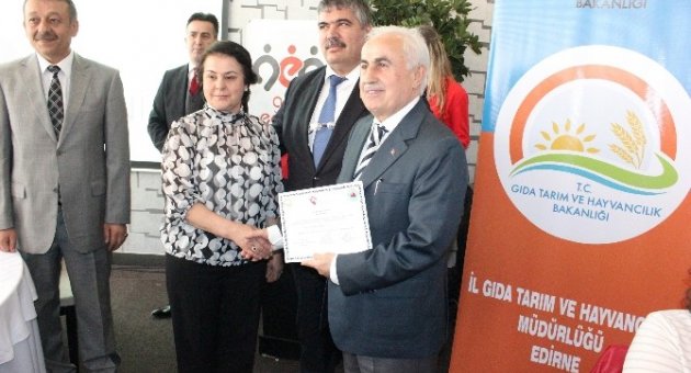 Edirne’de Kadın Çiftçiler Sertifikalandı