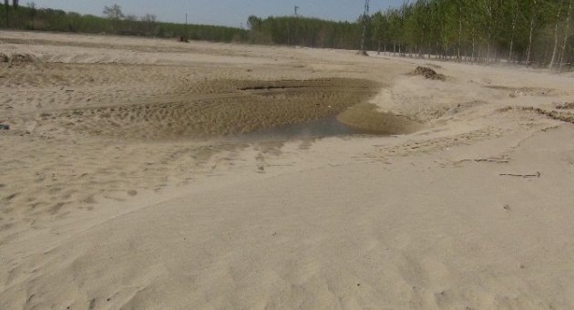 Edirne’de Nehir Sularının Taşıdığı Kumlar Tarlaları Çöle Çevirdi