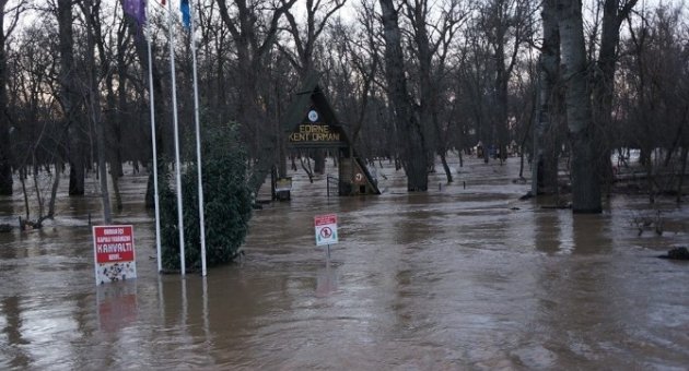 Edirne’de Nehirlerin Debileri Düşüşe Geçti