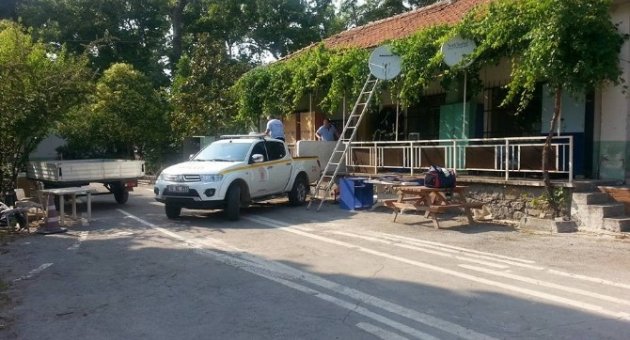 Edremit İtfaiyesi Geçici Yerine Taşındı