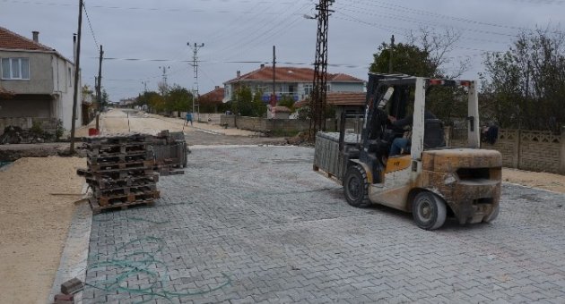 Ergene’de Yol Çalışmaları Son Sürat Devam Ediyor