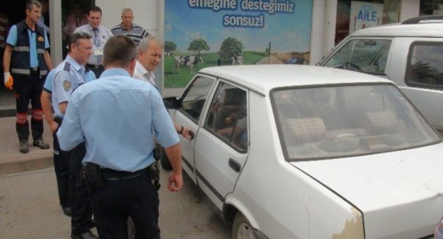 Gaz Kaçıran Lpg’li Araç Paniğe Neden Oldu