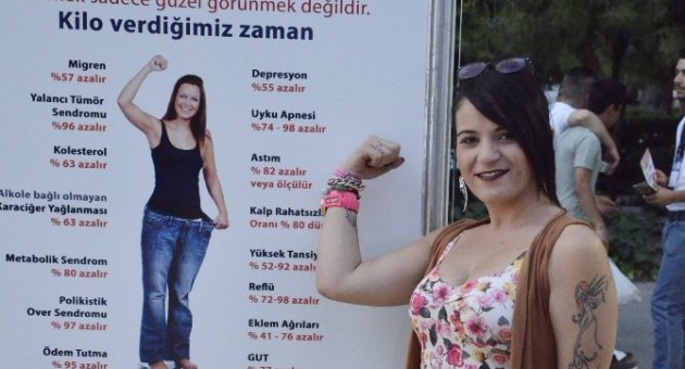 Genç Kız, 105 Kilogramdan 60 Kilograma Düştü