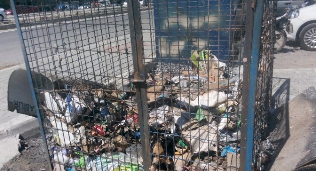 Geri Dönüşüm Kutusunda Yangın Paniğine Neden Oldu