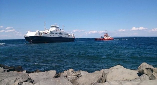 Gökçeada Feribotu Arıza Yaptı