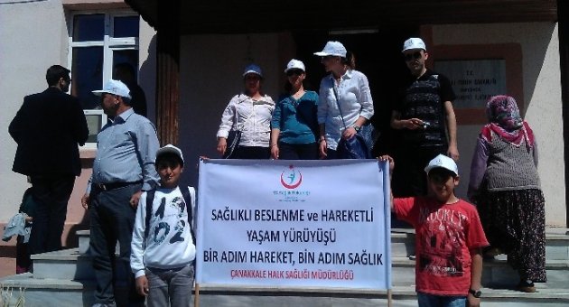 Gökçeada’da Hareketli Yaşam Yürüyüşü