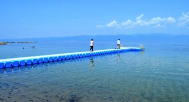 Gömeç Belediyesi’nden Karakova Plajına Modern İskele