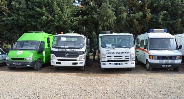 Gömeç Belediyesinin Araç Parkı Genişliyor