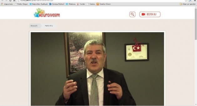Hakkı Atila’dan "dur Diyelim" Kampanyasına Destek
