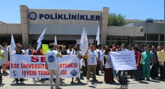 Hasta Yakınlarının Şiddetinden Odaya Sığınarak Kurtuldular