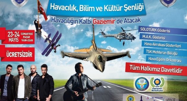 Havacılık Bilim Ve Kültür Şenliği Başlıyor